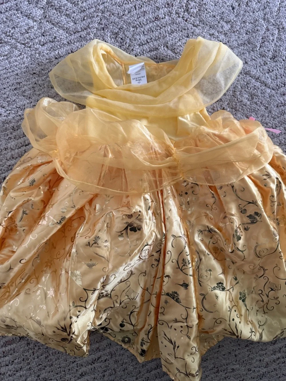 Disney Yellow and Pink Princess Costume Dress - Picture 7 of 9